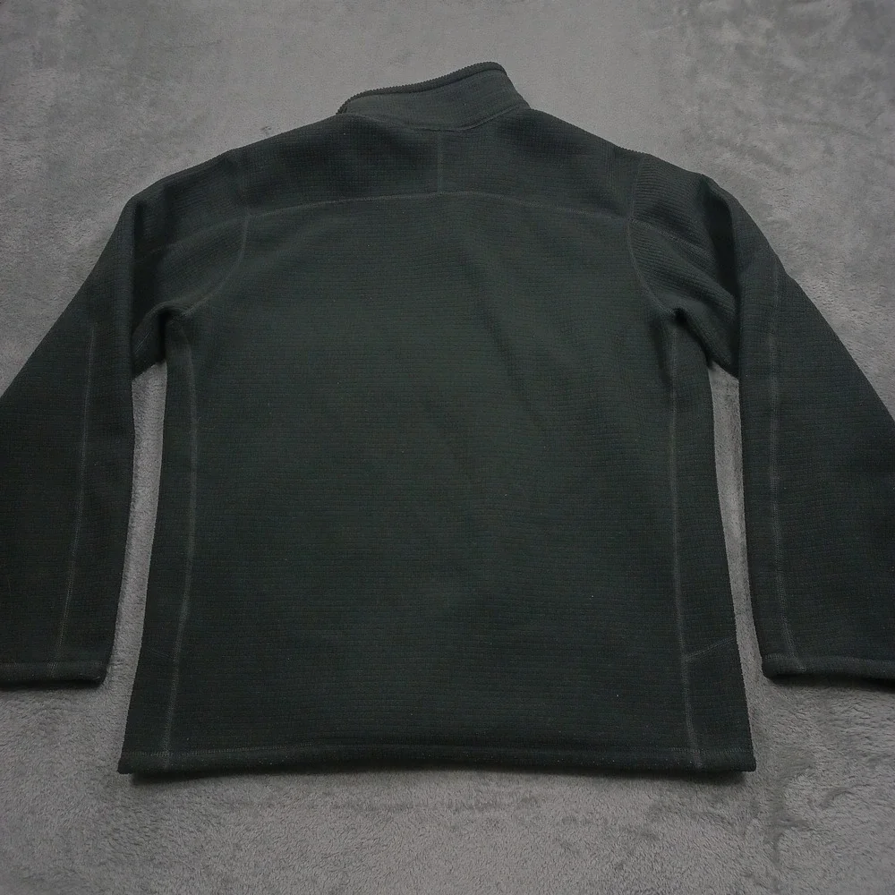 North Face Sweater Mens Large Gray 1/4 Zip‎ Fleece Pullover Outdoor Casual